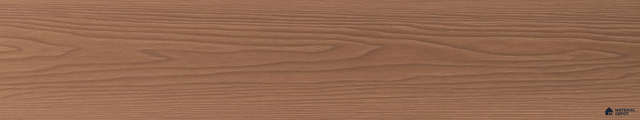 Maple Brown Composite Floor CF 00022 Rectangular Plain Design 9.51 ft x 5.52 inch WPC Decking - 21 mm | Suitable for Balcony, Patio & Outdoor