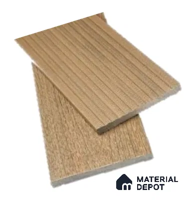 Black Composite Floor CF 00021 S Flat Design 9.51 ft x 5.76 inch WPC Decking - 12 mm | Suitable for Balcony, Patio & Outdoor