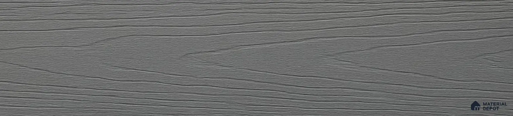 Grey Composite Floor CF 00021 T Flat Design 9.51 ft x 5.76 inch WPC Decking - 12 mm | Suitable for Balcony, Patio & Outdoor