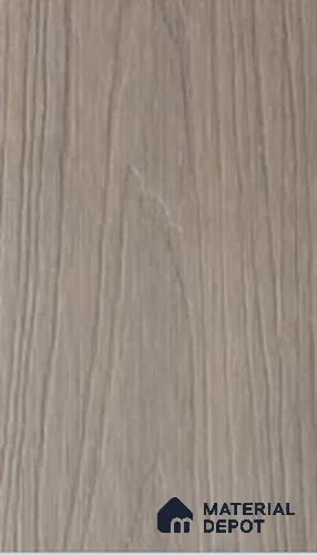 WPC Composite Floor CF 00014 9.5 ft x 5.5 inch (2900x140 mm) - 25 mm | Matt Brushed Finished Square hollow Decking