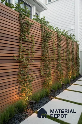 Grey Wooden Exterior Wall Panel PN 06471 C Elite Clad 4 Flute Design 9.51 ft x 8.88 inch WPC Panel - 26 mm | Suitable for Balcony, Facade & Open Area | Width is Subjected to 5% Variation