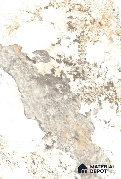 White Marble Look LM 23393 8 ft x 4 ft Texture Finish Decorative Laminate - 1 mm | Suitable for TV Unit, Wardrobe, Kitchen Cabinets
