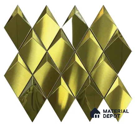Mosaic Wall Tile TL 10526 B Design 2 Design 12 inch x 10.4 inch Porcelain Glossy Finish - 8 mm