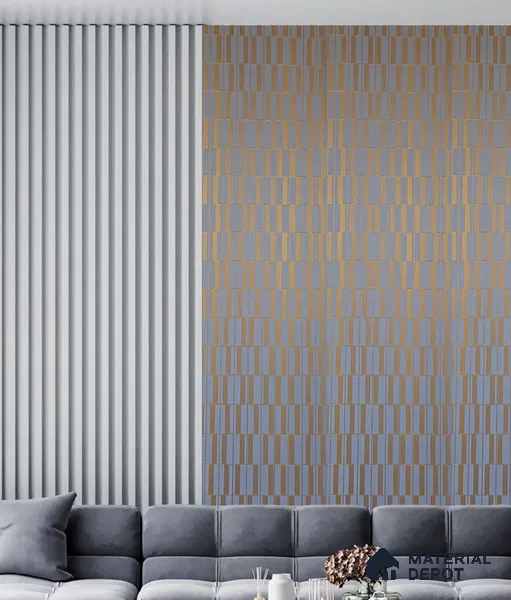 Grey Luxury Look Charcoal Decorative Wall Panel PN 05570 8 ft x 2 ft - 4 mm | Suitable for Feature Wall, TV Unit & Living Room | Width is Subjected to 5% Variation