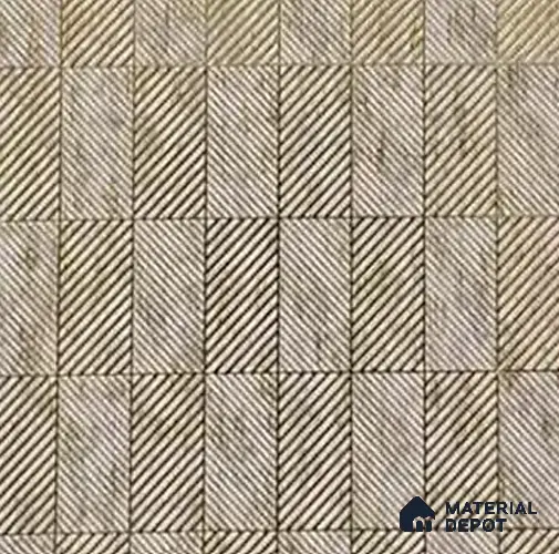 Beige Patterned Look Charcoal Decorative Wall Panel 8 ft x 2 ft 4 mm | Ideal For Feature Wall, Living Room, Bedroom, Home, Office | PN 05572 | Width is Subjected to 5% Variation