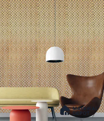 Brown Geometric Look Charcoal Decorative Wall Panel PN 05575 8 ft x 2 ft - 4 mm | Suitable for Feature Wall, TV Unit & Living Room | Width is Subjected to 5% Variation
