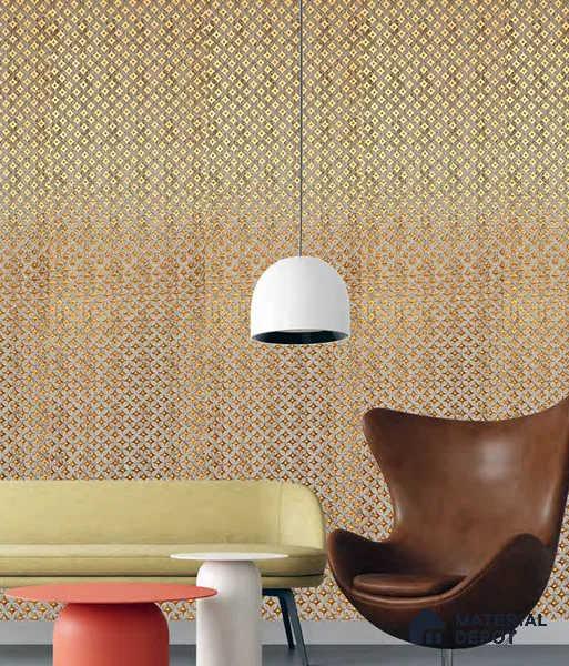 Brown Geometric Look Charcoal Decorative Wall Panel PN 05575 8 ft x 2 ft - 4 mm | Suitable for Feature Wall, TV Unit & Living Room | Width is Subjected to 5% Variation