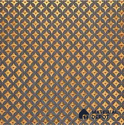 Brown Geometric Look Charcoal Decorative Wall Panel PN 05576 8 ft x 2 ft - 4 mm | Suitable for Feature Wall, TV Unit & Living Room | Width is Subjected to 5% Variation