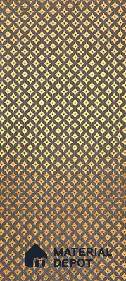 Brown Geometric Look Charcoal Decorative Wall Panel PN 05576 8 ft x 2 ft - 4 mm | Suitable for Feature Wall, TV Unit & Living Room | Width is Subjected to 5% Variation