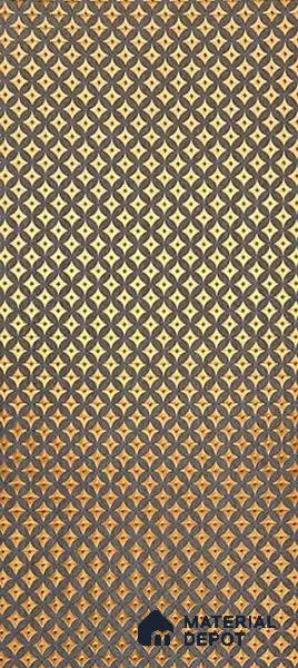 Brown Geometric Look Charcoal Decorative Wall Panel PN 05576 8 ft x 2 ft - 4 mm | Suitable for Feature Wall, TV Unit & Living Room | Width is Subjected to 5% Variation