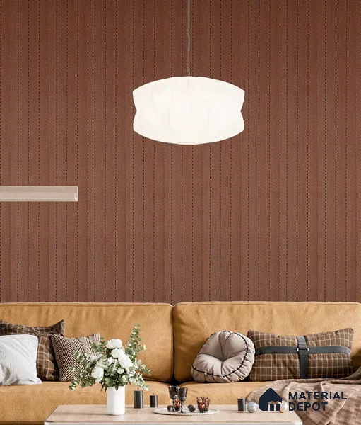 Brown Wood Look Charcoal Decorative Wall Panel PN 05577 8 ft x 2 ft - 4 mm | Suitable for Feature Wall, TV Unit & Living Room | Width is Subjected to 5% Variation
