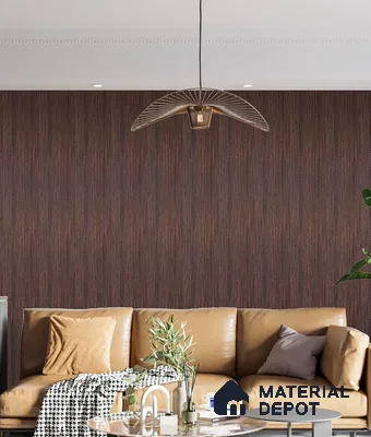 Brown Wood Look Charcoal Decorative Wall Panel PN 05579 8 ft x 2 ft - 4 mm | Suitable for Feature Wall, TV Unit & Living Room | Width is Subjected to 5% Variation