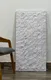 PN 06402 D Rocky Surface Series PU Stone Panel 4x2 ft – 40 mm White indoor decorative stone wall panel