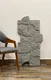 PN 06406 B Random Stone Series PU Stone Panel 4x2 ft – 35 mm Light Grey indoor decorative stone wall panel