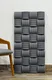 PN 06416 Basket Weave Series PU Stone Panel 4x2 ft – 50 mm Dark Grey indoor decorative stone wall panel