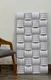 PN 06416 D Basket Weave Series PU Stone Panel 4x2 ft – 50 mm White indoor decorative stone wall panel