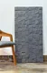 PN 06418 Block Stone Series PU Stone Panel 4x2 ft – 20 mm Dark Grey indoor decorative stone wall panel