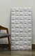 PN 06422 Egyption Pyramid Series PU Stone Panel 4x2 ft – 25 mm White indoor decorative stone wall panel