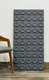 PN 06425 B Protruding Disk Series PU Stone Panel 4x2 ft – 25 mm Dark Grey indoor decorative stone wall panel