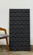 PN 06425 C Protruding Disk Series PU Stone Panel 4x2 ft – 25 mm Black indoor decorative stone wall panel
