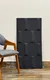 PN 06426 D Block Wave Series PU Stone Panel 4x2 ft – 25 mm Black indoor decorative stone wall panel