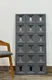 PN 06439 E Rectangle Grid Series PU Stone Panel 4x2 ft – 35 mm Dark Grey indoor decorative stone wall panel