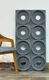 PN 06441 B Hollow Ring Series PU Stone Panel 4x2 ft – 40 mm Dark Grey indoor decorative stone wall panel