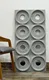PN 06441 D Hollow Ring Series PU Stone Panel 4x2 ft – 40 mm Light Grey indoor decorative stone wall panel