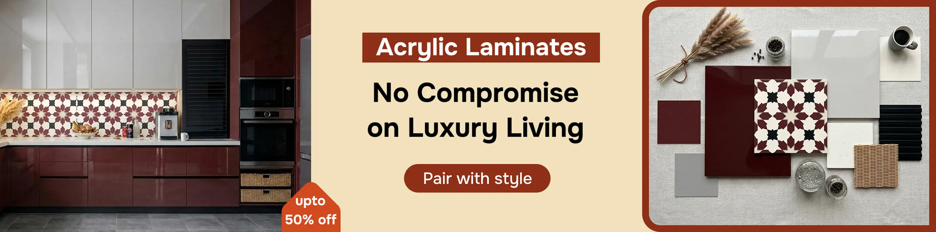 Home page banner for Acrylic Laminates Collection