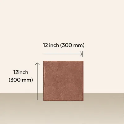 Closeup mockup image of 12x12 inch (300x300 mm) Tiles