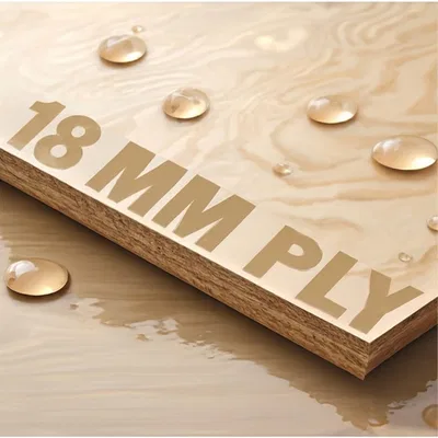 Closeup application image of 18mm Plywood for Wardrobes