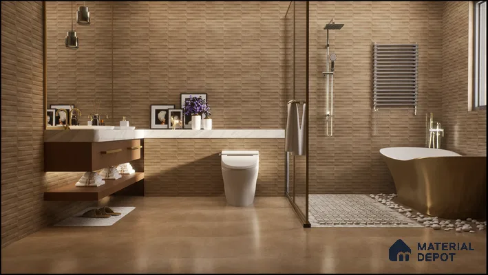 TL 01219 Endless Sand Channel 1200x300 mm GVT Abstract Look Tile - 9 mm