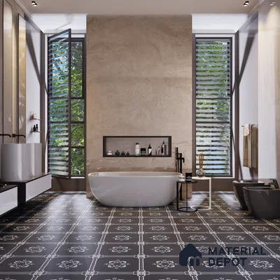 549 300x300 mm Matte finish Moroccan Series Heavy Duty Ceramic Tile | Material Depot