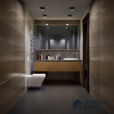 Stone Floor & Wall Tile TL 05446 D Jewel Coal Black 1 ft x 1 ft Ceramic Matte Finish - 7.5 mm | Suitable for Bathroom, Terrace & Balcony