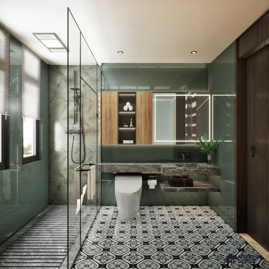SC-39 Moroccan 300x300 mm Heavy Duty Vitrified Tile - 9 mm | Material Depot
