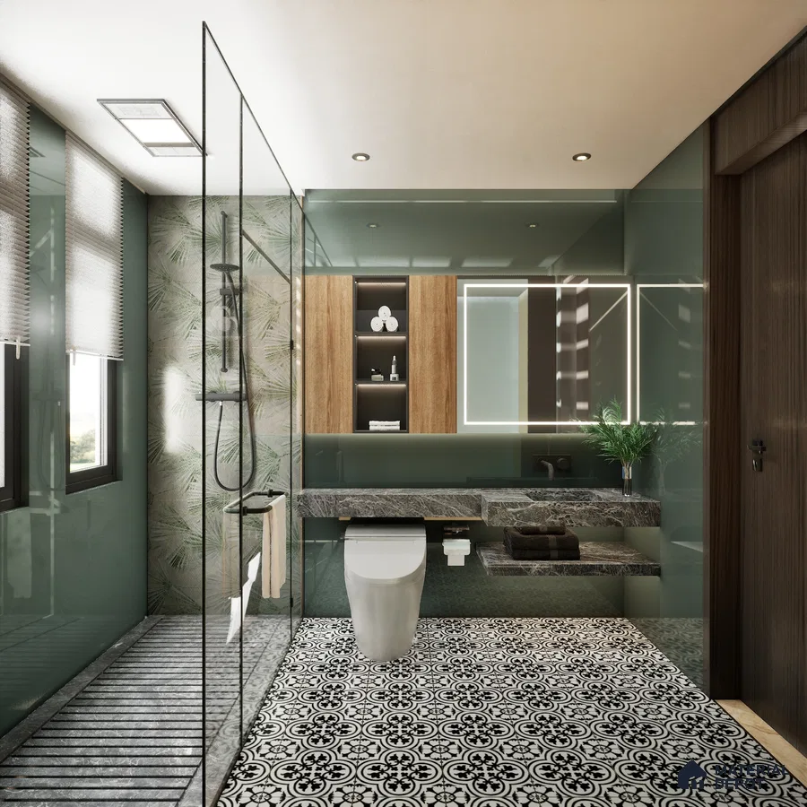 SC-109 Moroccan 300x300 mm Heavy Duty Vitrified Tile - 9 mm | Material Depot