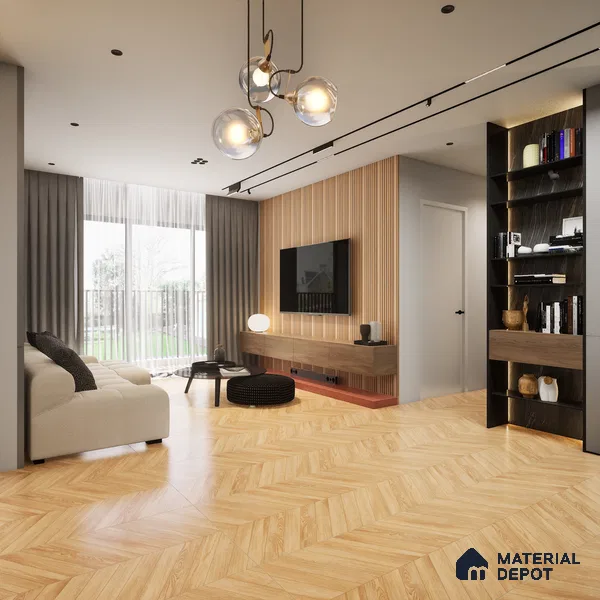 TL 08733 Brown 4 ft x 2 ft Matte Finish Vitrified Floor & Wall Tile - 8.5 mm
