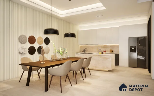 Wooden Look LM 21134 Nordic Ash Regal Walnut Texture Finish 8 ft x 4 ft Decorative Laminate - 1 mm | Suitable for TV Unit, Wardrobe, Kitchen Cabinets