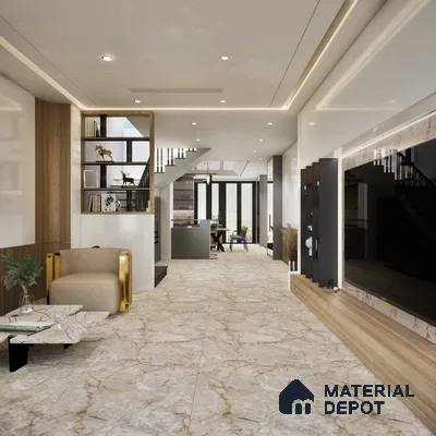 Avery Natural 1200x600 mm Matte Carving Porcelain Tile - 9 mm | Material Depot