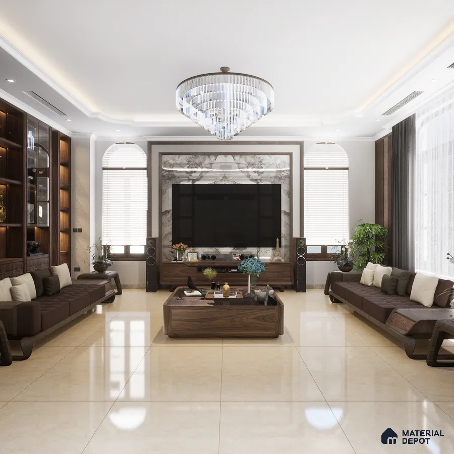 Lavit End Safari 1200x600 mm Polished Glazed Vitrified Floor Tile - 10 mm | Material Depot
