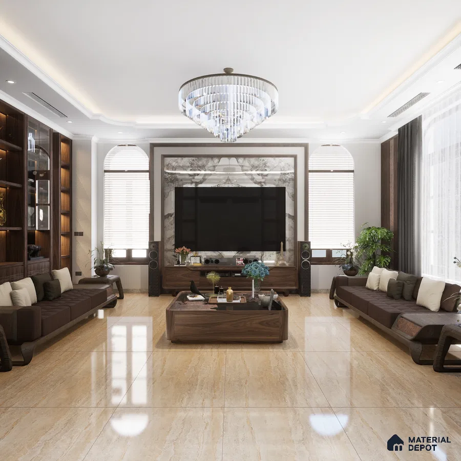 Lavit End Sweden 1200x600 mm Polished Glazed Vitrified Floor Tile - 10 mm | Material Depot