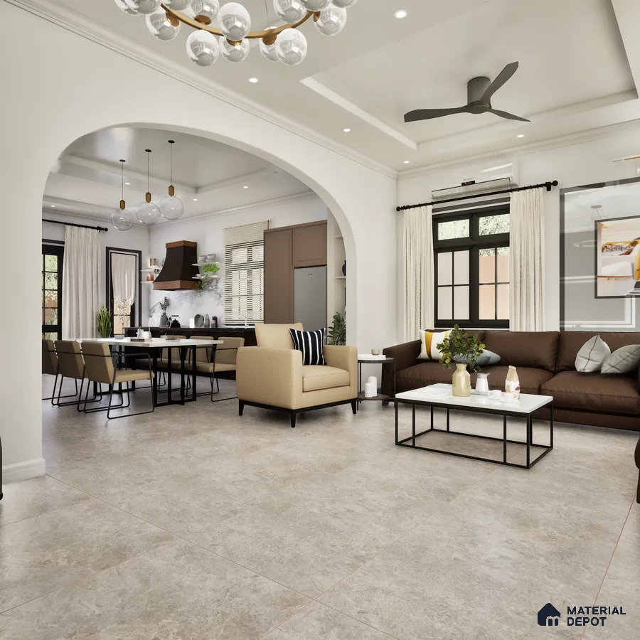 Orra Earth 1200x600 mm Matt Finish GVT Wall Tile - 9 mm | Material Depot
