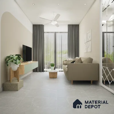 Marble Floor & Wall Tile TL 07693 C SGH Italian Galaxy 6 ft x 4 ft Glossy Finish Vitrified Tile - 9 mm | Suitable For living Room, Bedroom, Bathroom | Adhesive and Spacers Must be Used During Installation