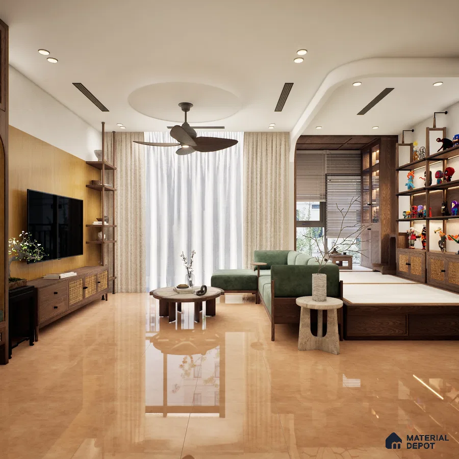 Mufty Tortila 1200x600 mm Lapato Surface GVT Tile - 9 mm | Material Depot