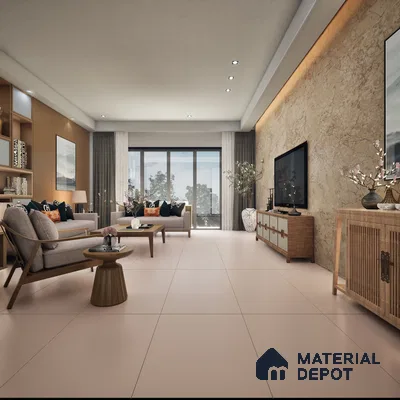 Mozart French 1200x600 mm Matte Finish Rare and Unique Full Body Floor and Wall Tile - 9 mm | Material Depot