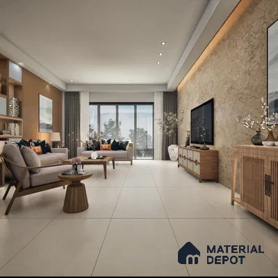 TL 02250 D Imporio Beige 4 ft x 2 ft Diamond Surface Glazed Vitrified Wall & Floor Tile - 9 mm (Random 3)