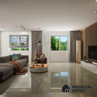TL 04218 C Kota Crystal Finish 600x600 mm Full Body Vitrified Wall & Floor Tile - 9 mm