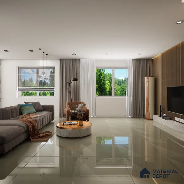 TL 04218 C Kota Crystal Finish 600x600 mm Full Body Vitrified Wall & Floor Tile - 9 mm