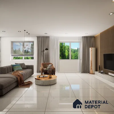 TL 04227 Quartz Crystal Finish 600x600 mm Full Body Vitrified Wall & Floor Tile - 9 mm