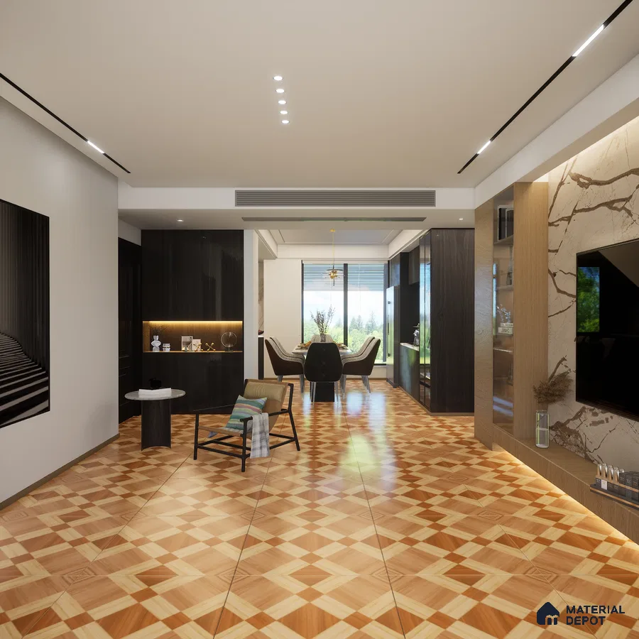 1415 Galicha Series 1 Faces 600x600 mm Matt Finish Digital Porcelain Tile | Material Depot